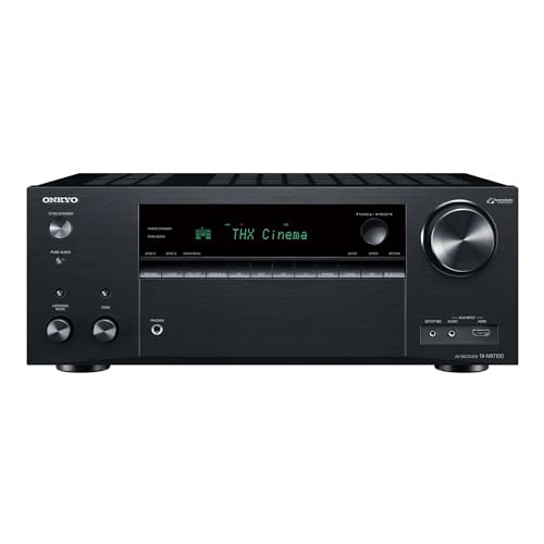 Onkyo TX-NR7100 9.2-Channel AV Receiver - 100 Watts Per Channel, Dirac Live Out of Box, Works with Sonos Certified, THX Certified and More
