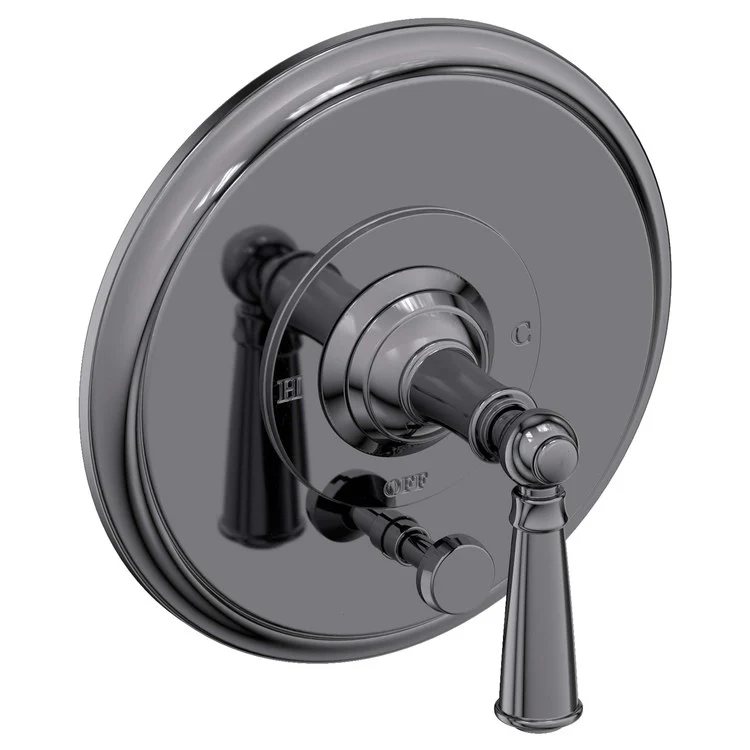 Aylesbury Pressure Balance Tub/Shower Valve Trim Only with Lever Handle - Polished Gold PVD