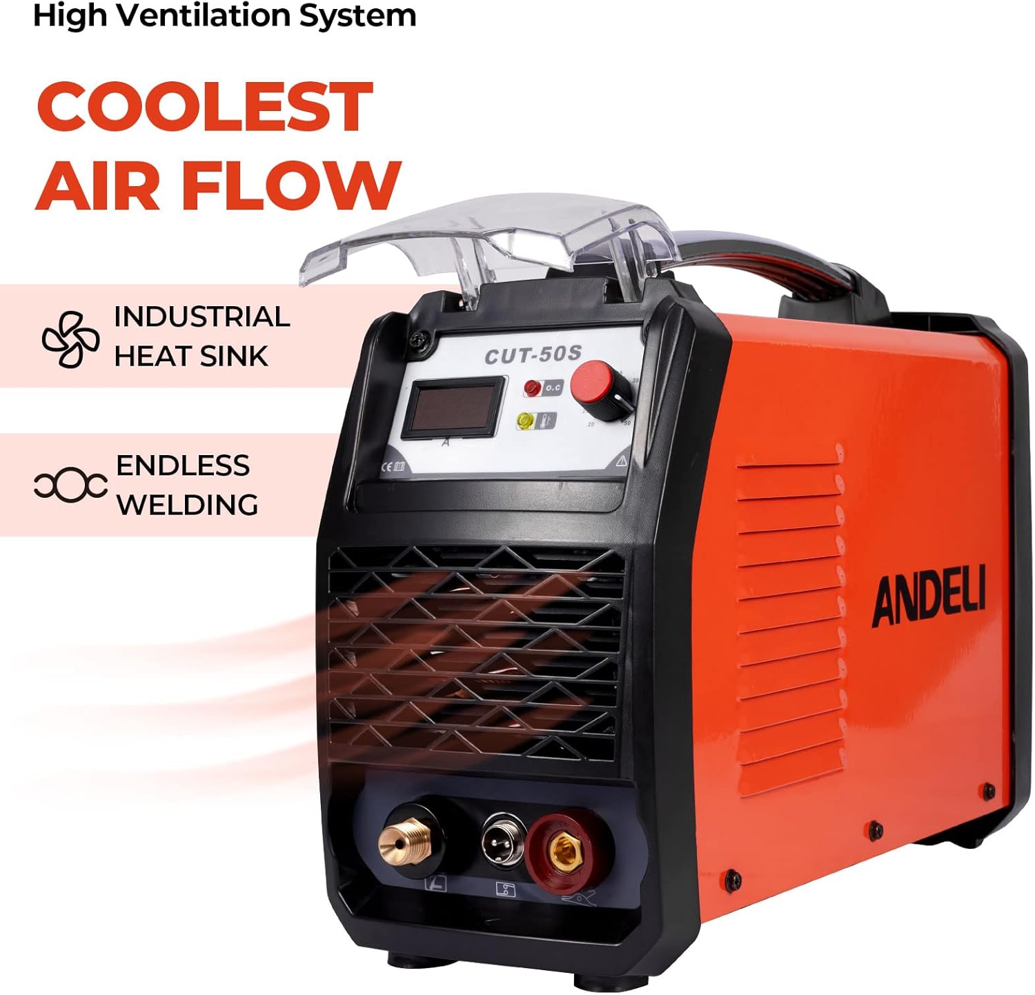 ANDELI 40A Plasma Cutter Inverter DC Air Plasma Portable Cutter Machine Kit IGBT Technology