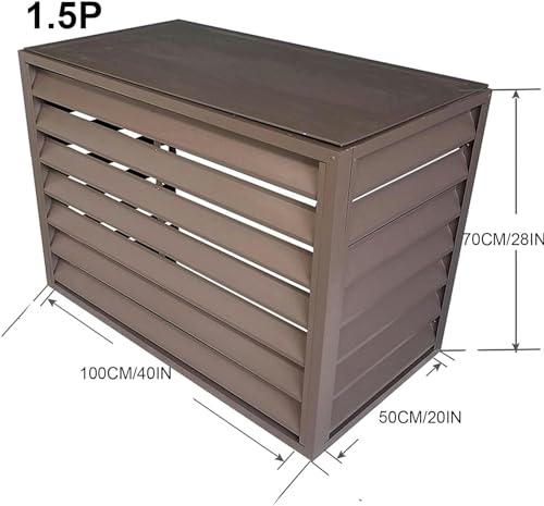 Aluminum Air Conditioner and Heat Pump Cover , mini split ac cover for outside unit