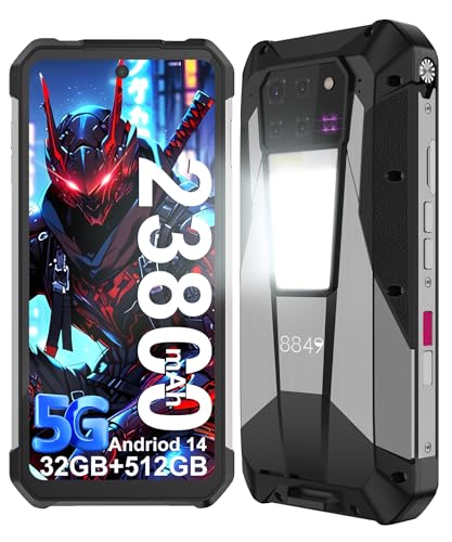 8849 Tank 3 Pro Rugged Smartphone 2024, 23800mAh Rugged Projector Phone 97dB Loud Speaker