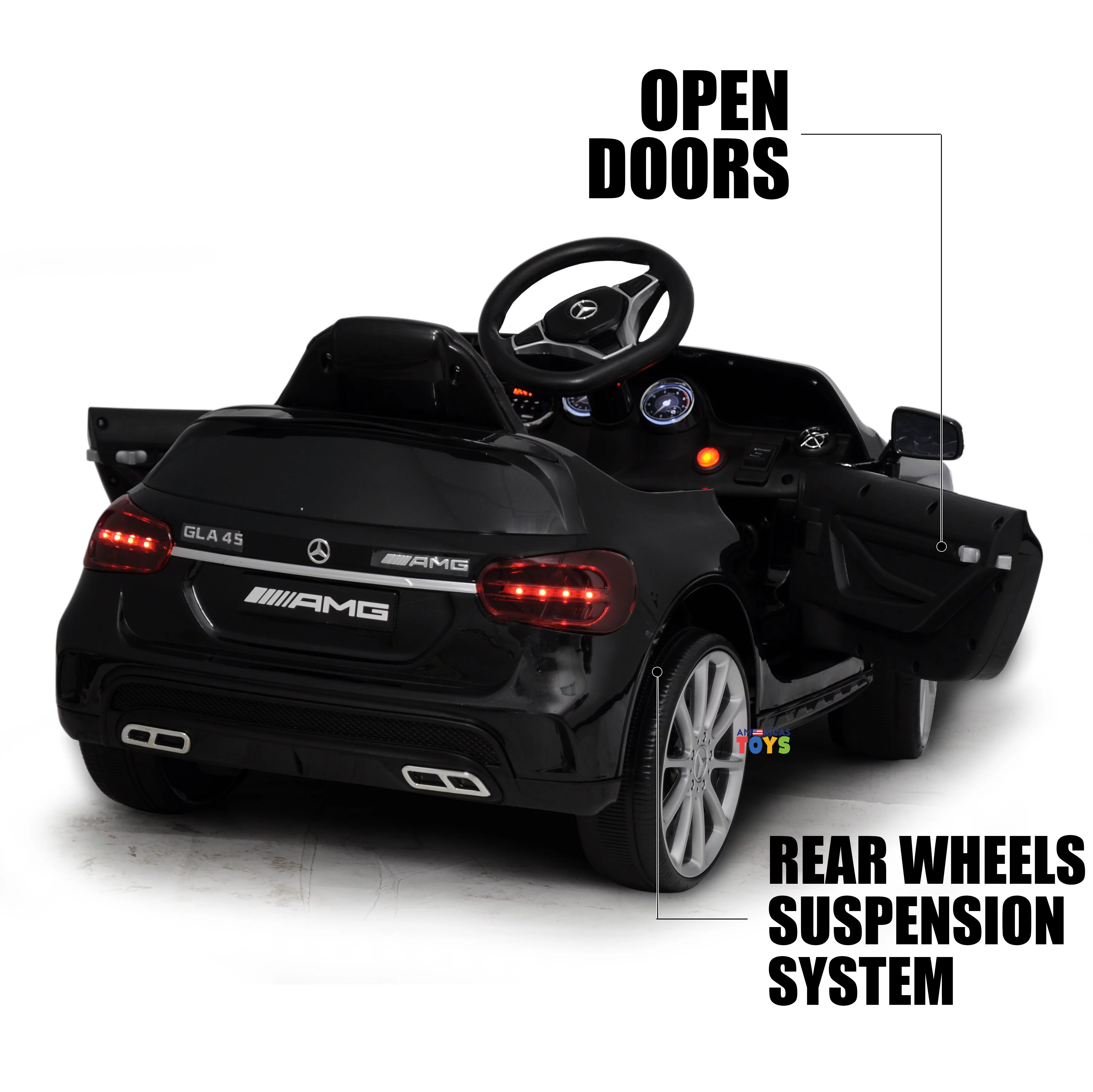 Mercedes GLA45 12 V Powered Ride on Car for Kids with Remote Control