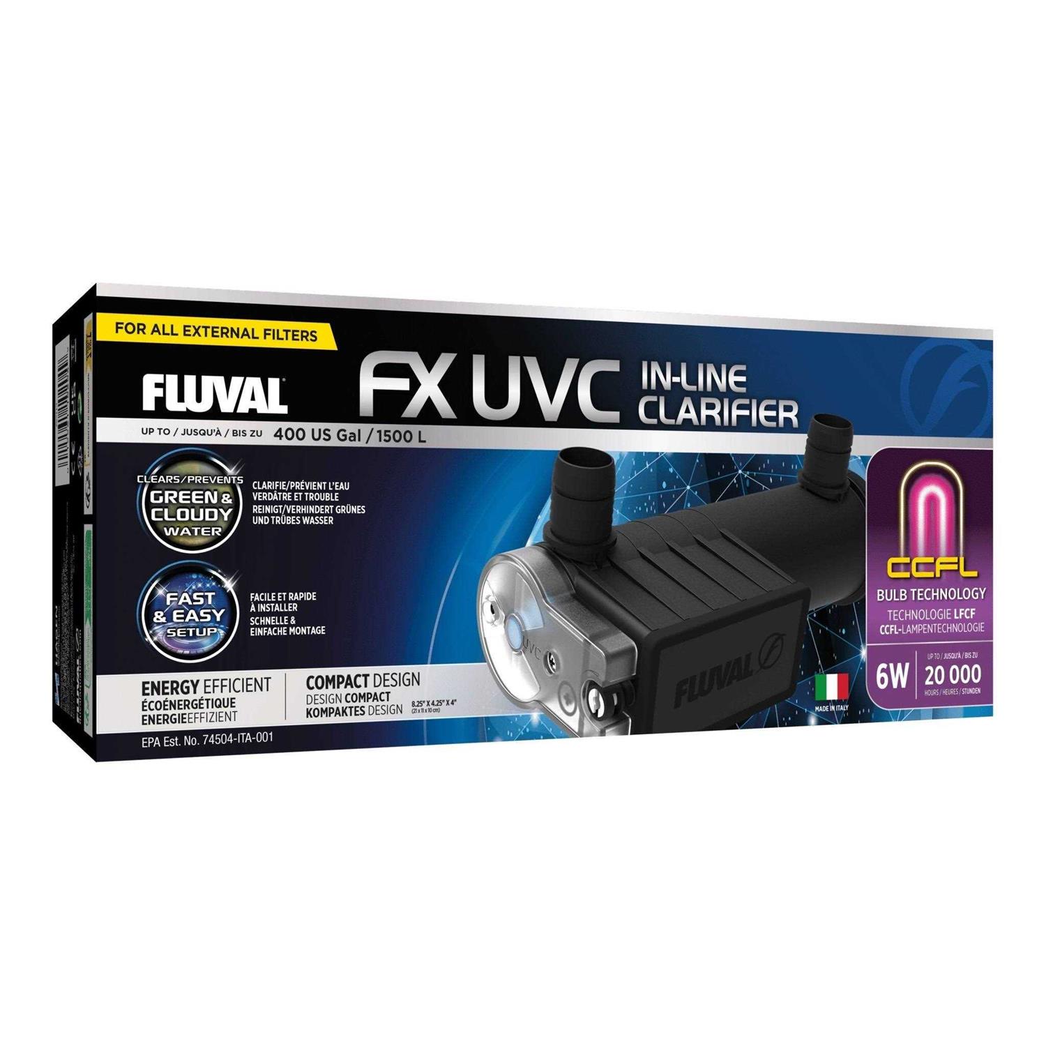 Fluval FX UVC In-Line Clarifier - Pet Supplies online store