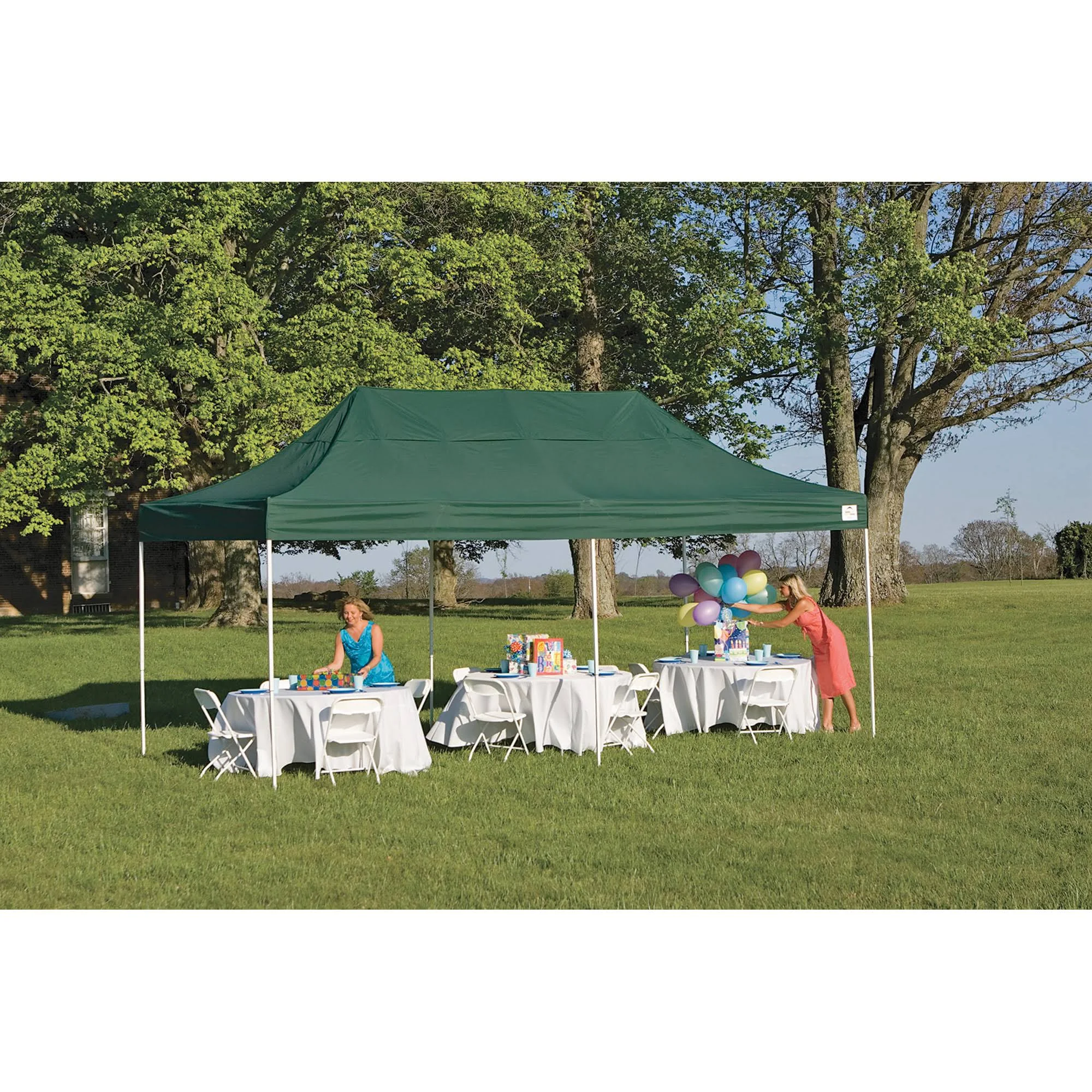 ShelterLogic | Pop-Up Canopy HD 10& x 20& Straight Leg - Green