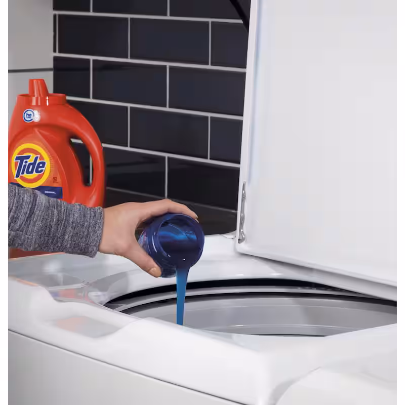 4.6 cu. ft. High-Efficiency White Top Load Washing Machine with Sanitize with Oxi, ENERGY STAR