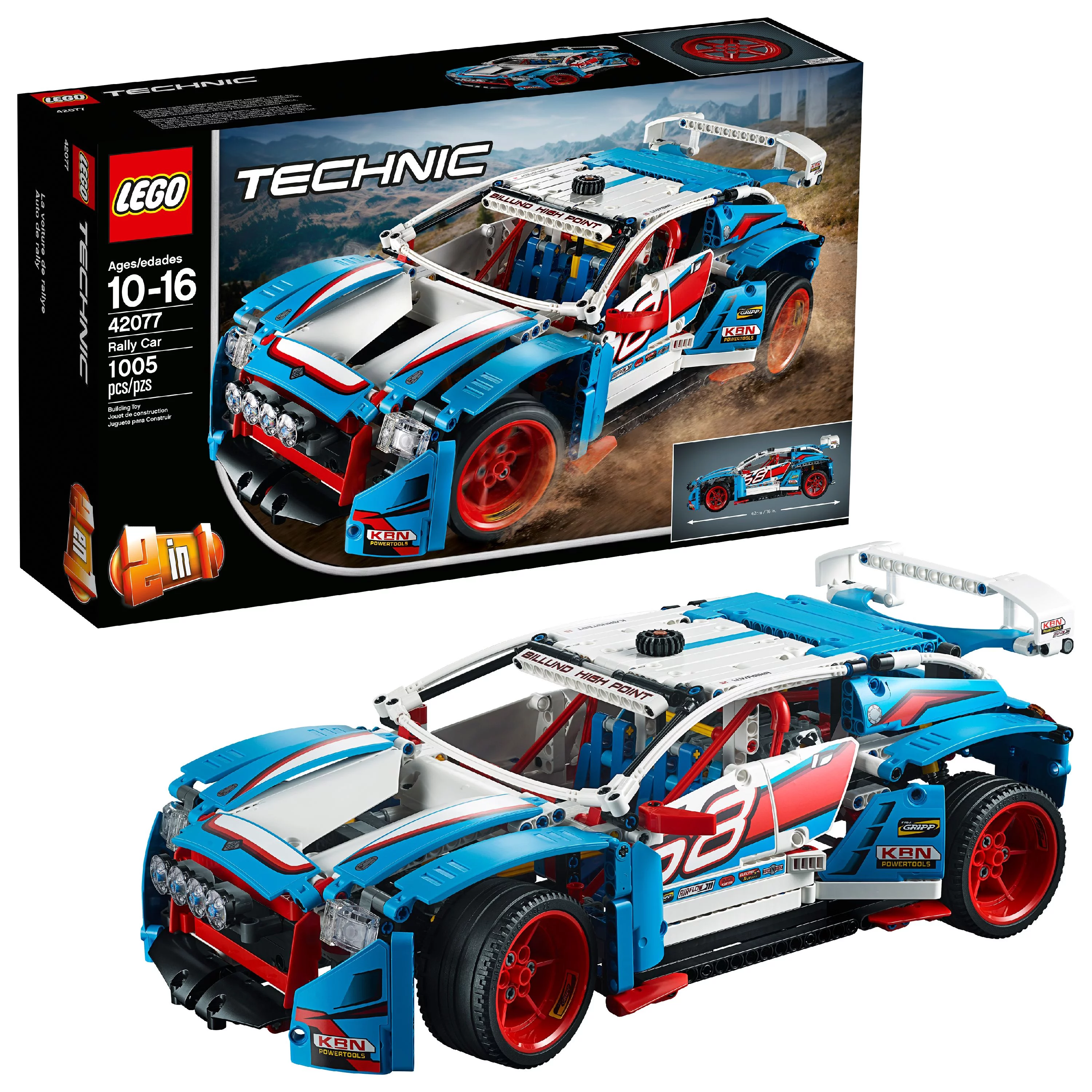 LEGO Technic Rally Car?42077?Building Set (1,005 Pieces) - Curated Treasures Market