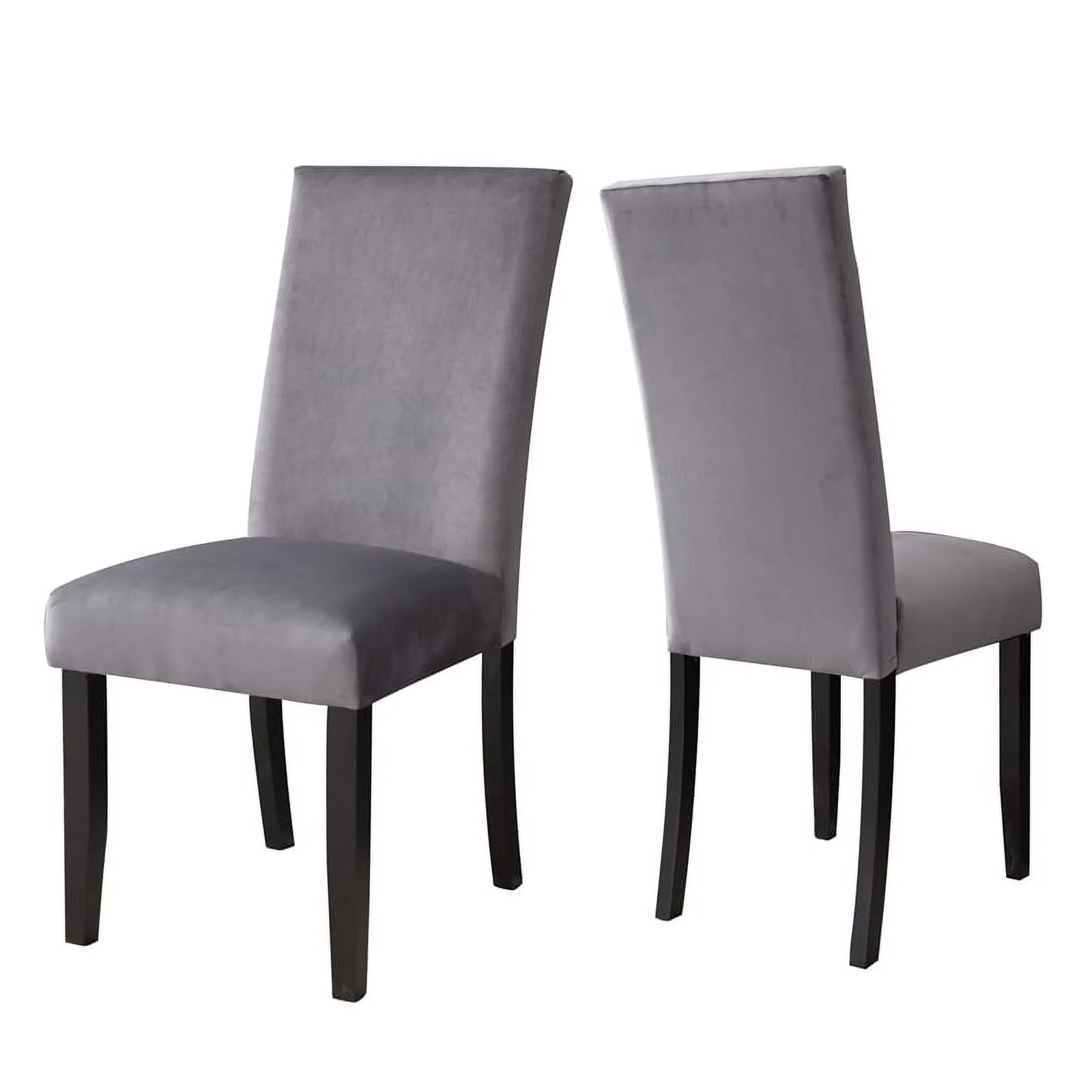 Steve Silver Company Napoli 64" Marble Top 6-piece Dining Set in Gray