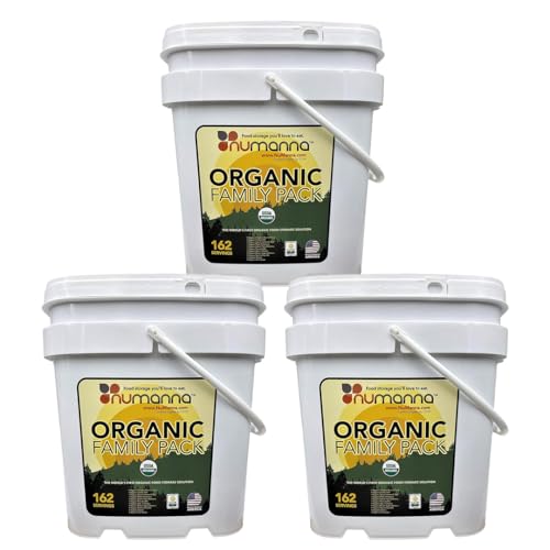 Numanna Organic Family Pack Bucket 162 Servings | USDA Organic
