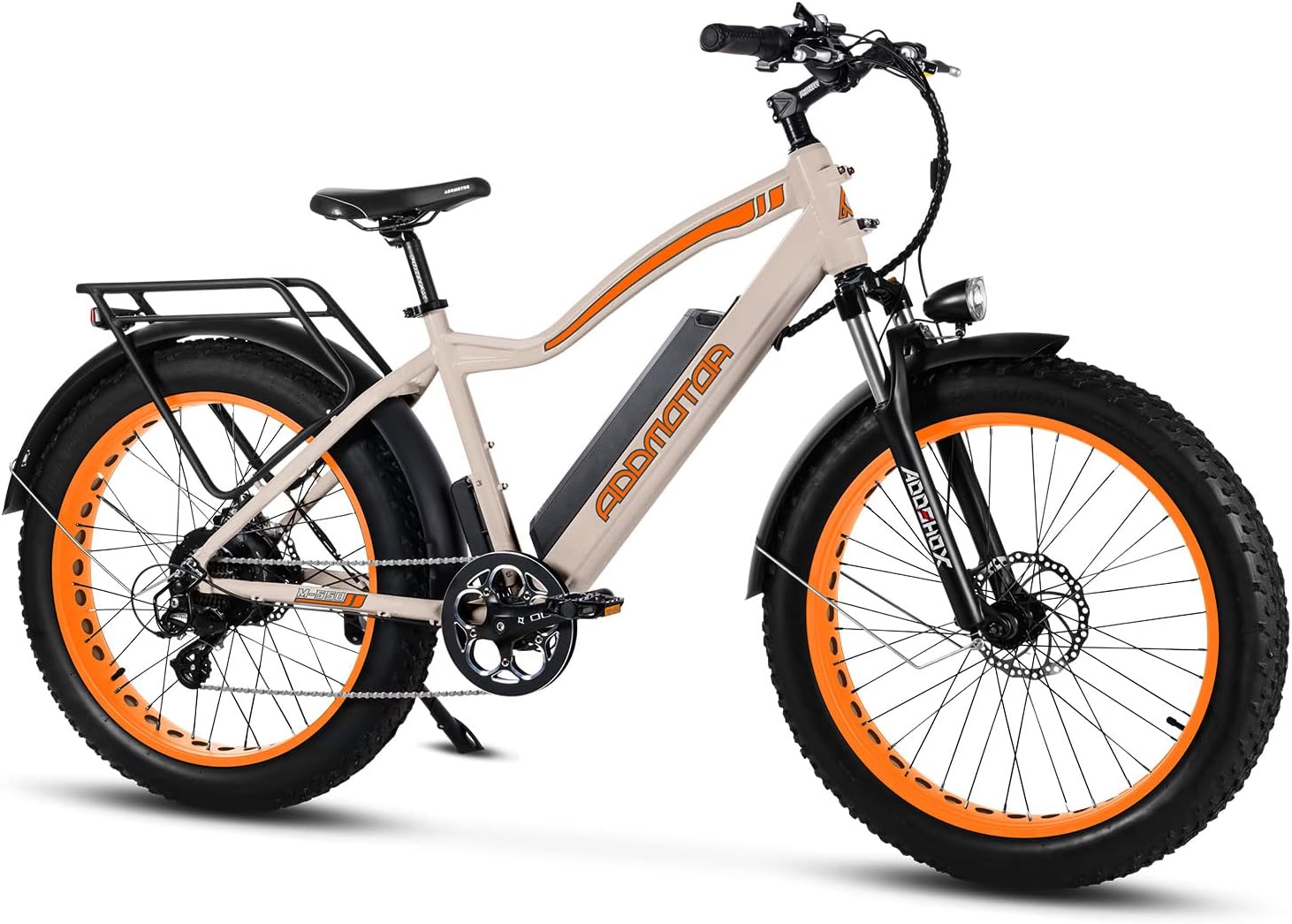 Addmotor M-550 Electric Bike Adults, 750W Motor, 26MPH, 48V 17.5Ah Removable Lithium-Ion Battery, 26'' Fat Tire Ebike