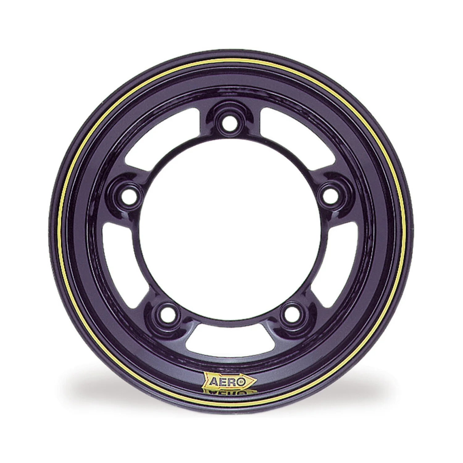 Aero Race Wheels 15X10 4In. Wide 5 Black 51-100540Rf