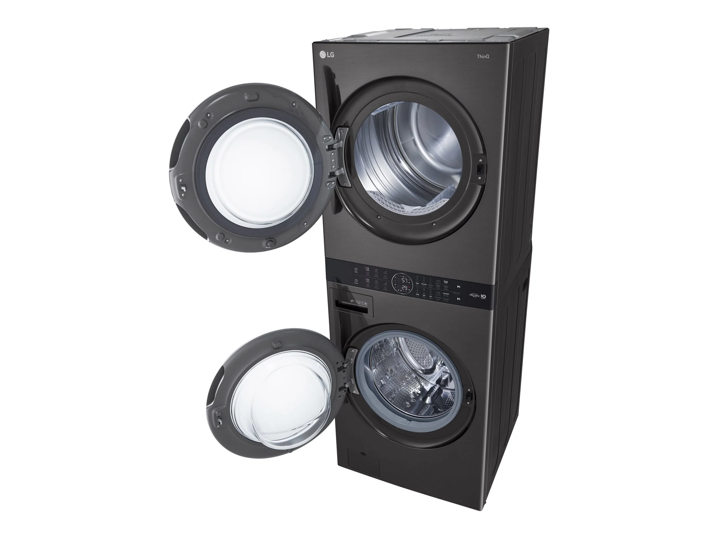 LG Single Unit Front Load WashTower™ with Center Control™ 4.5 cu. ft. Washer and 7.4 cu. ft. Gas Dryer