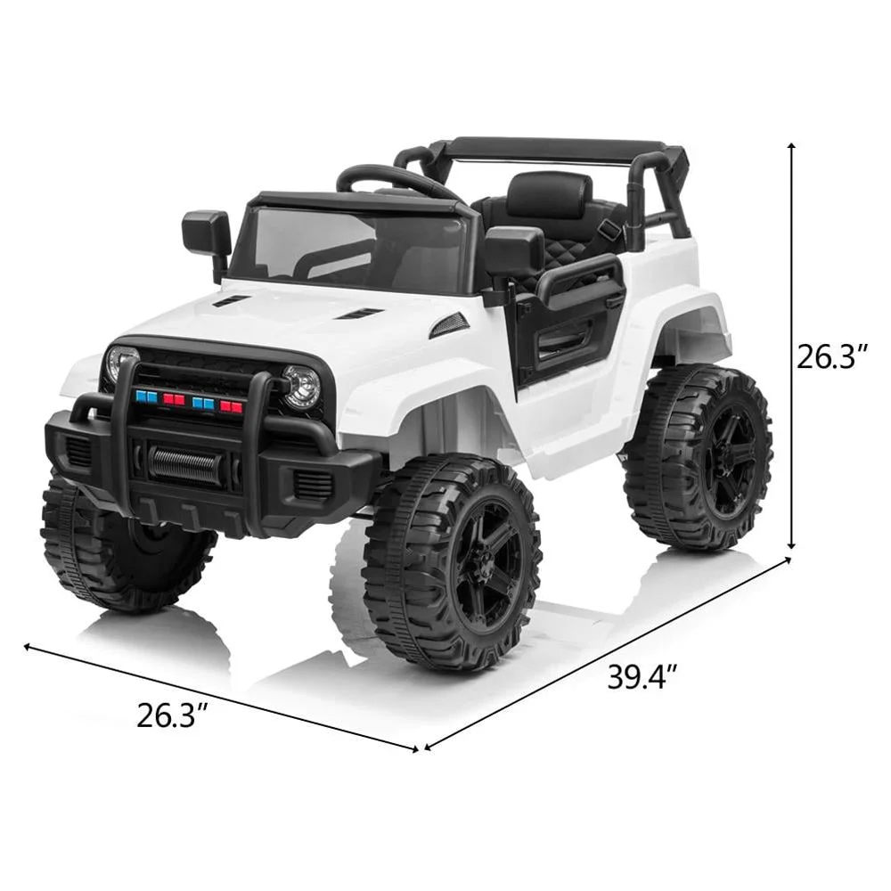 Zimtown Safety 12V Battery Electric Remote Control Car, Kids Toddler Ride On Truck Toy Motorized Vehicles, Wheels Suspension, Seat Belts