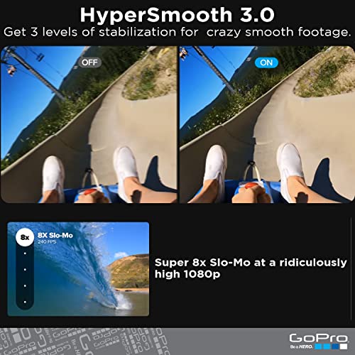 GoPro HERO9 Black - E-Commerce Packaging - Waterproof Action Camera with Front LCD and Touch Rear Screens, 5K Ultra HD Video, 20MP Photos