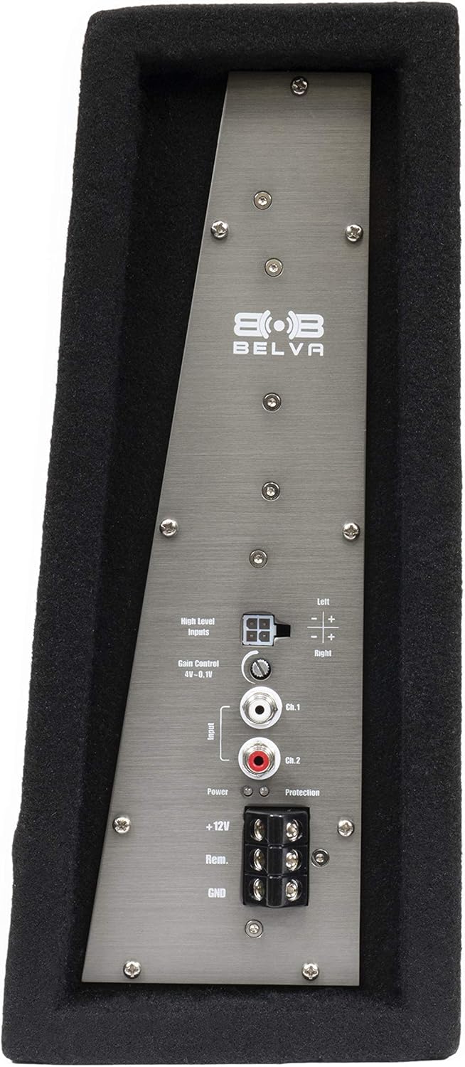 Belva BPKG10T 600 Watt Peak Shallow-Mount 10-inch Amplified Loaded Subwoofer Box