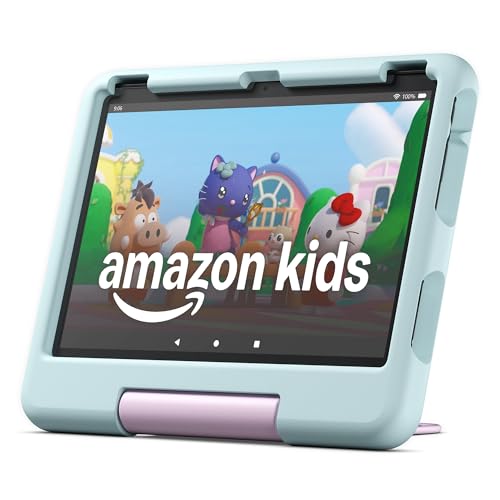 Amazon Fire HD 10 Kids tablet (newest model) ages 3-7 | Bright 10.1" HD screen with included ad-free and exclusive content, robust parental controls