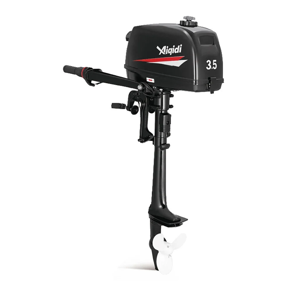 CNCEST 2-Stroke 3.5HP Outboard Motor Fishing Marine Boat Engine CDI Manual Starting
