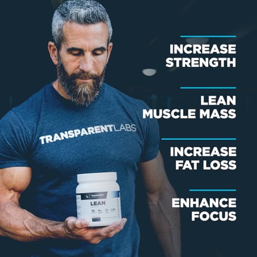 Transparent Labs Lean Pre-Workout (30 Servings, Tropical Punch) & Creatine HMB (30 Servings, Hawaiian Splash)