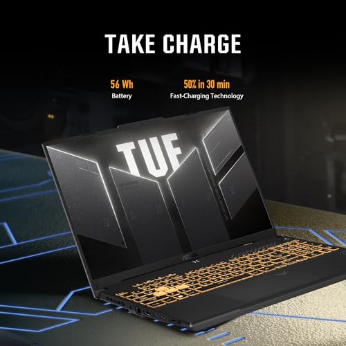 ASUS TUF Gaming F16 (2024) Gaming Laptop, 16” FHD+ 144Hz IPS-Level 16:10 Display, Intel® Core™ 5 210H Processor, NVIDIA® GeForce RTX™ 4050, 8GB DDR5