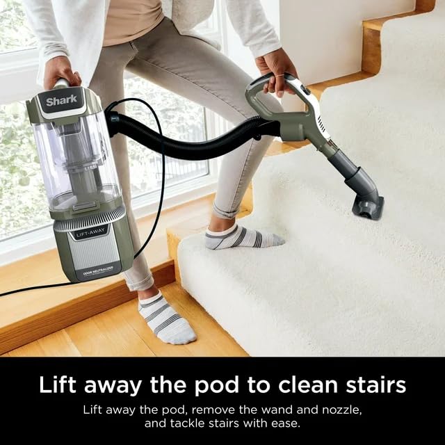 Shark LA702 Rotator Pet Lift-Away ADV Upright Vacuum (Sage) - Smart Home Appliances