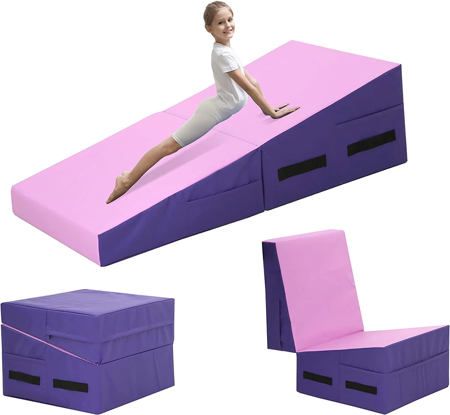 YRLLENSDAN 48x24 inch Large Incline Gymnastics Mat