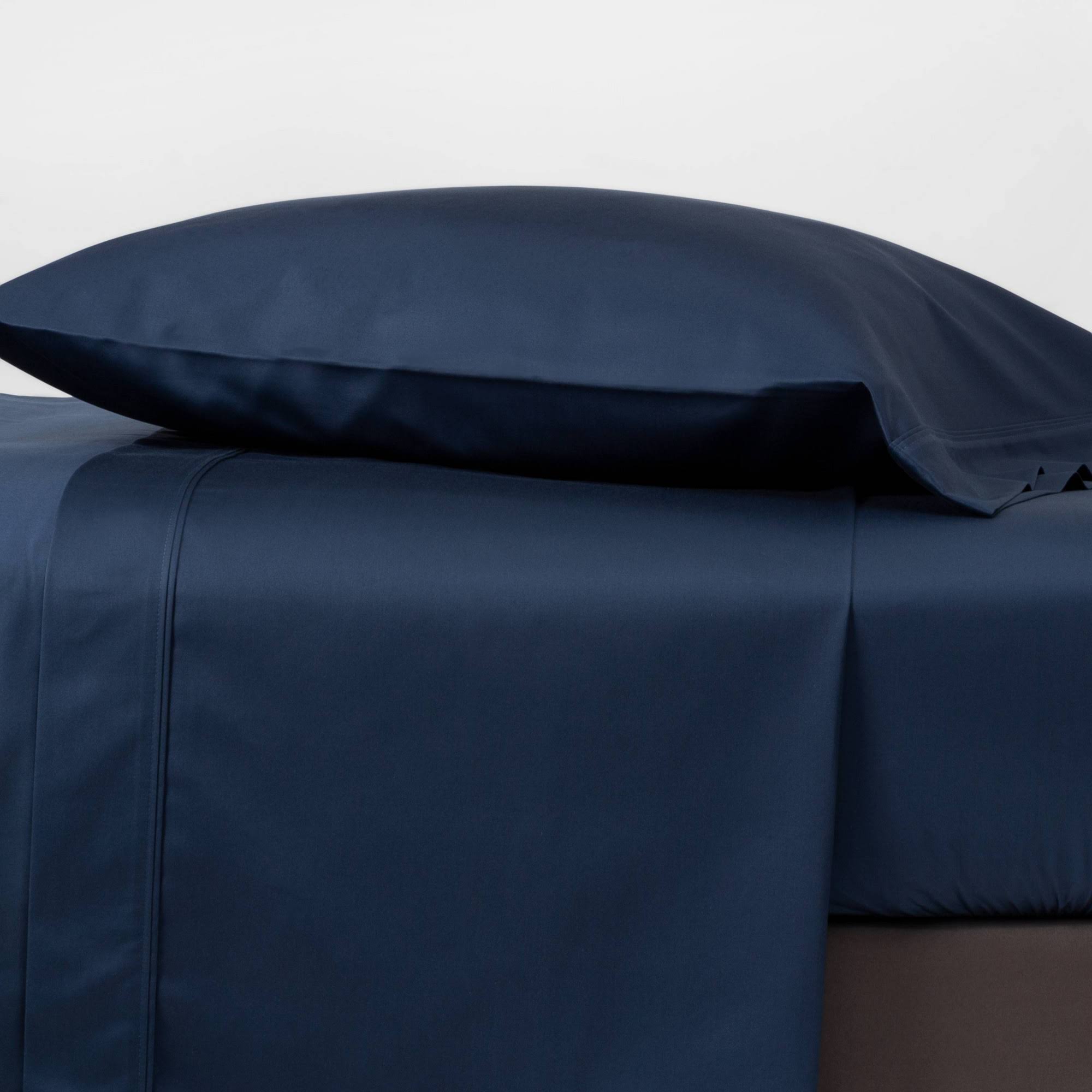 Threshold Performance Sheet Set California King Metallic Blue 400 Thread Count Thre