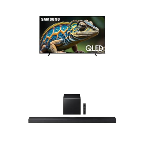 Samsung 43-Inch Class QLED 4K Q60D Series Quantum HDR Smart TV w/Object Tracking Sound Lite, Motion Xcelerator, Slim Design, Gaming Hub