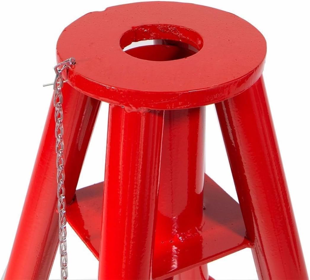 Stark Set of 2PCS 10-Ton High Jack Stand Pin Type Stand 10-Ton (20,000 lb) Capacity 18-1/2" to 30" Adjustable Height