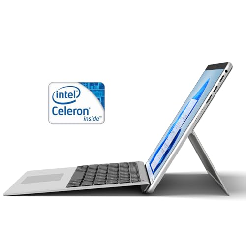 VGKE 2-in-1 Touch-Screen Laptop, 12.3" 3K IPS Tablet PC with Keyboard, Celeron J4125, Up to 2.7Ghz, 8GB RAM, 256GB SSD, USB Type-C, Webcam, Silver