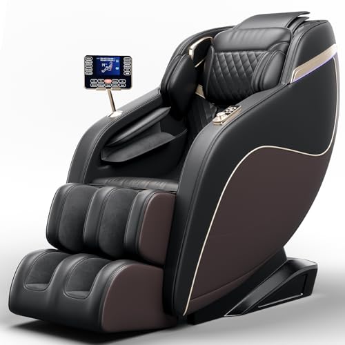 Massage Chair Full Body, Zero Gravity Massage Recliner Chairs with Hip Heat, Foot Massage and Air Massage System for Touch Screen Controller
