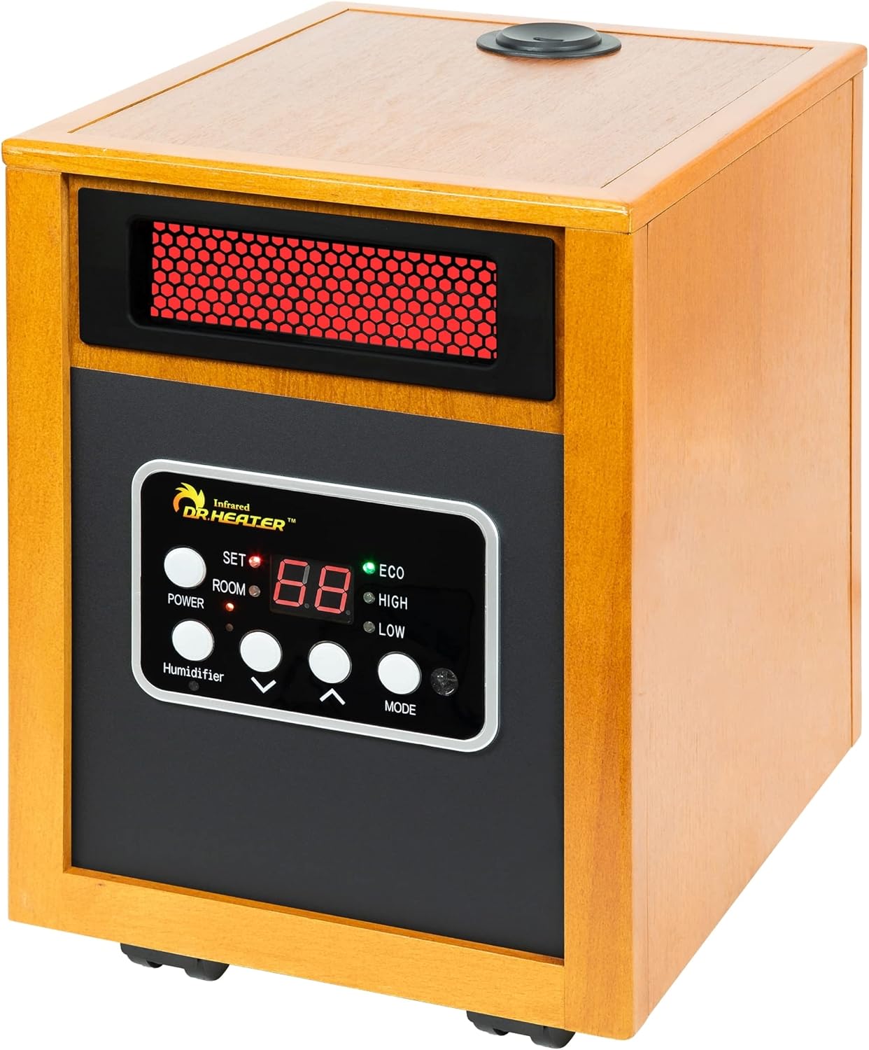 Dr. Infrared Heater Portable Space Heater with Humidifier, 1500-Watt