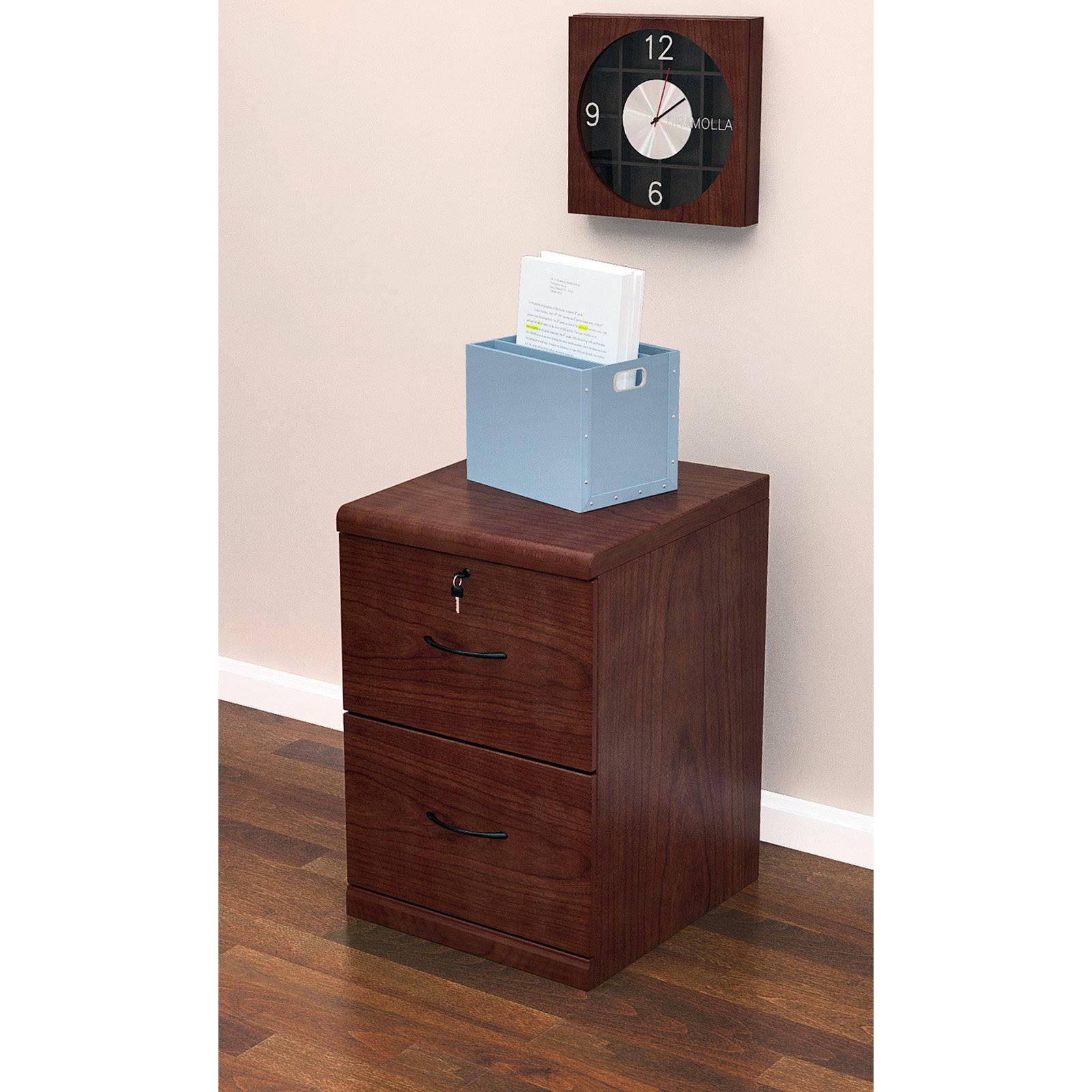 Z-Line Designs 2 Drawer Vertical File Cabinet Cherry