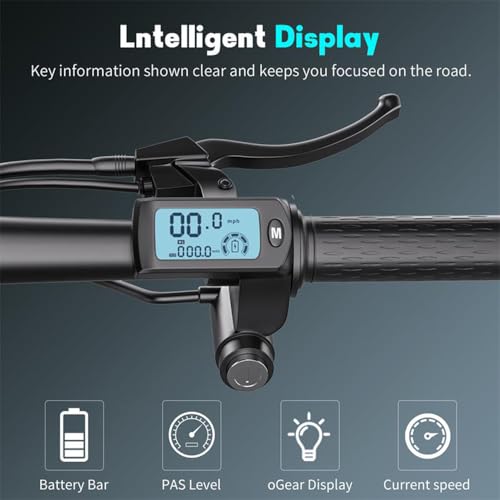 Electric Scooter Adults, 28 MPH Top Speed, 35 Miles Range,14'' Fat Tire Scooter for Commuter & Sport, Detachable Seat & Adjustable Handlebar