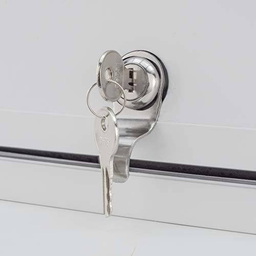 RecPro RV Baggage Door 12x22 Wide x 16x22 High with Rounded Corners for RVs| Compartment Storage Doors with Top Hinge for Camper