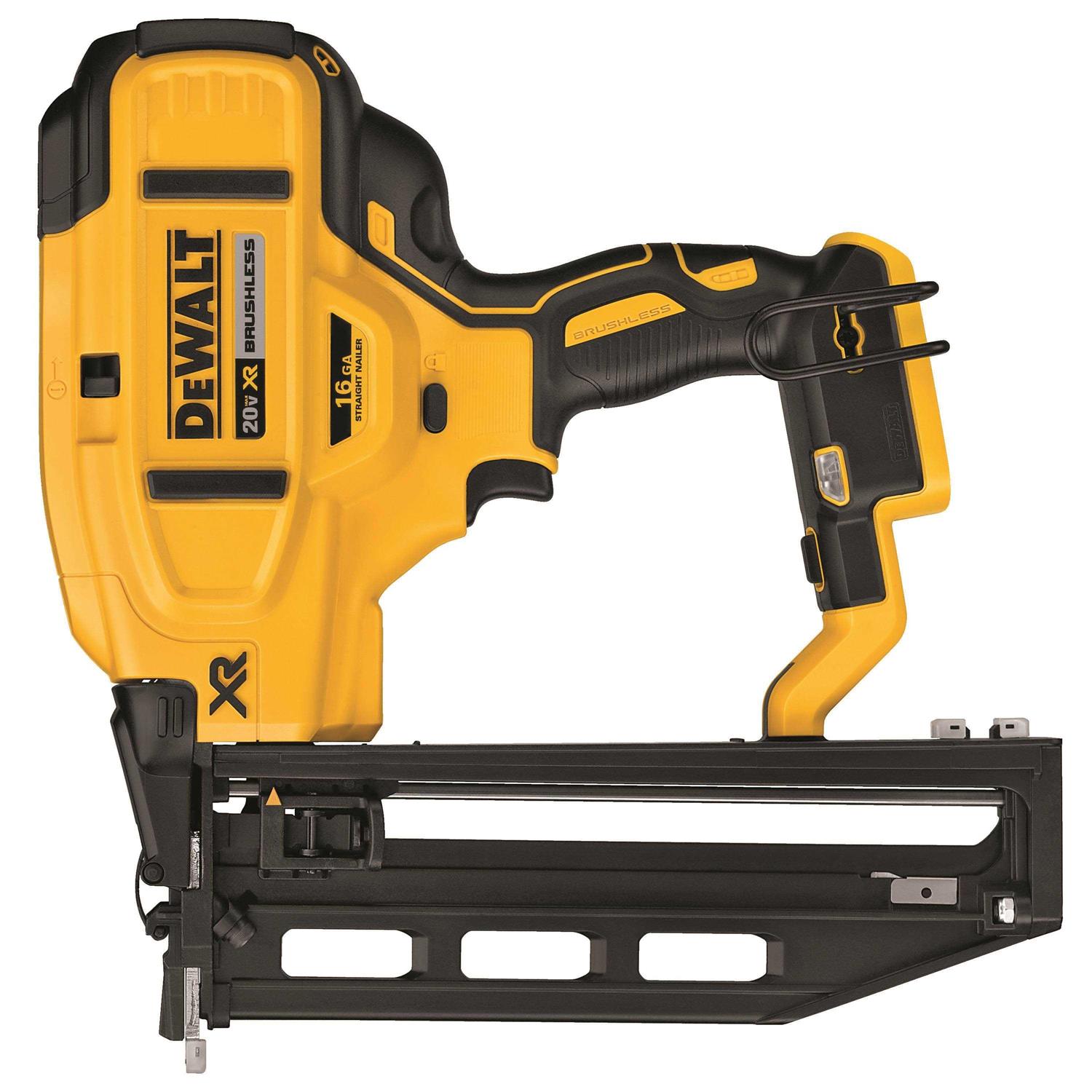DeWalt 20V MAX XR 16 GA Cordless Straight Finish Nailer DCN662B - Shop Hardware Tools Online Store