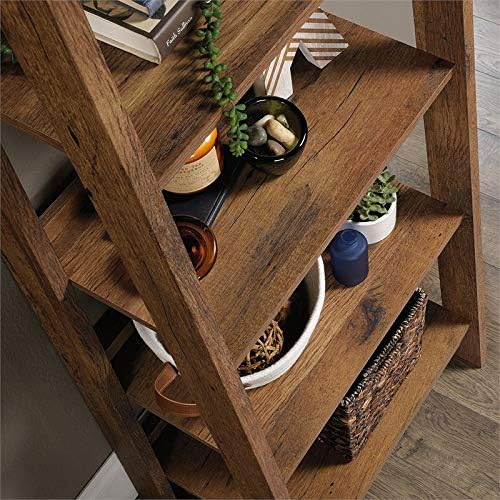 Pemberly Row 5 Shelf Bookcase in Vintage Oak
