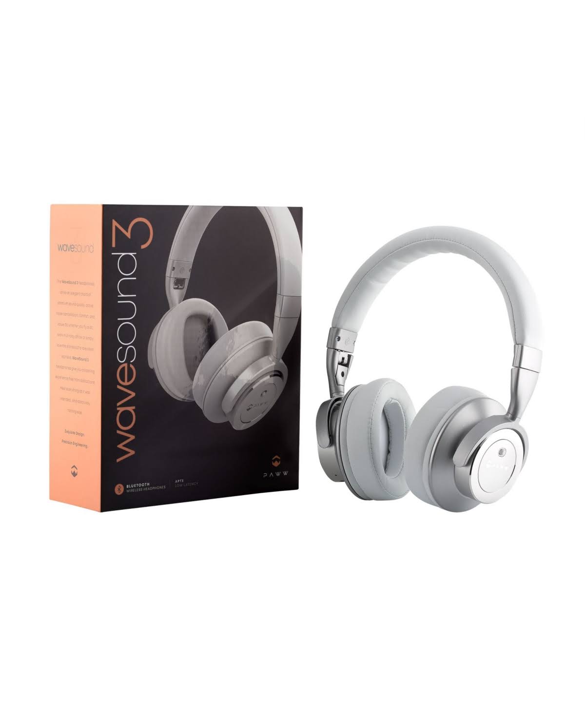 Paww WaveSound 3 Bluetooth Headphones – Active Noise Cancelling