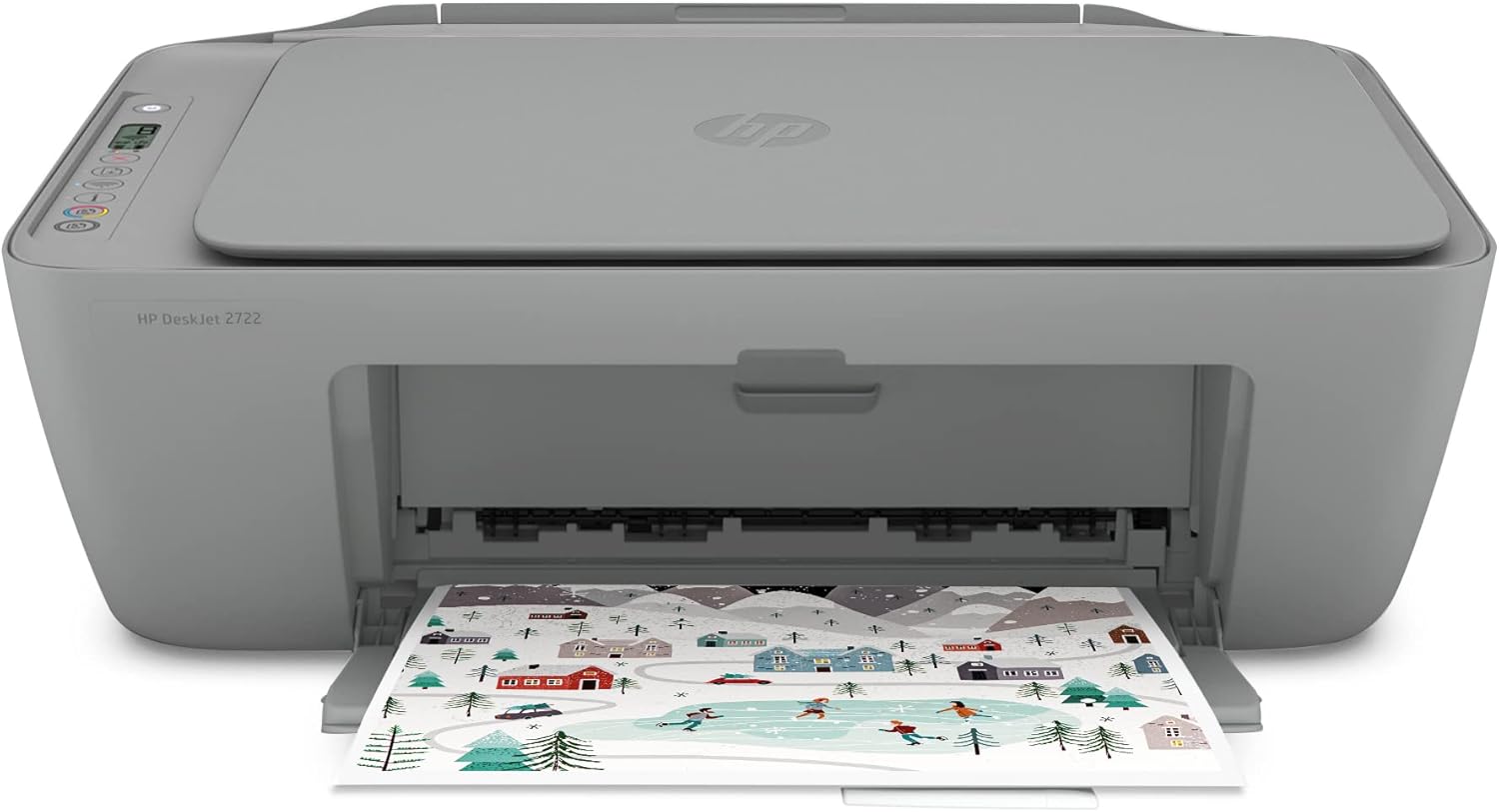 HP DeskJet 27 22 Instant Ink Ready Wireless Bluetooth A4 Color Inkjet All-in-One Printer for Home Office, White - Print Scan Copy - 1200 x 1200 dpi