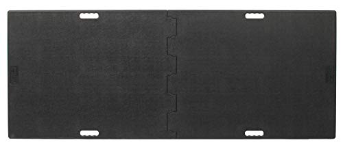 Yoga Mat Board for Carpet or Outdoors | Black | Portable Floor to Enhance Yoga, Pilates or Ballet Barre Exercise | Sturdy & Thick | by LifeBoard