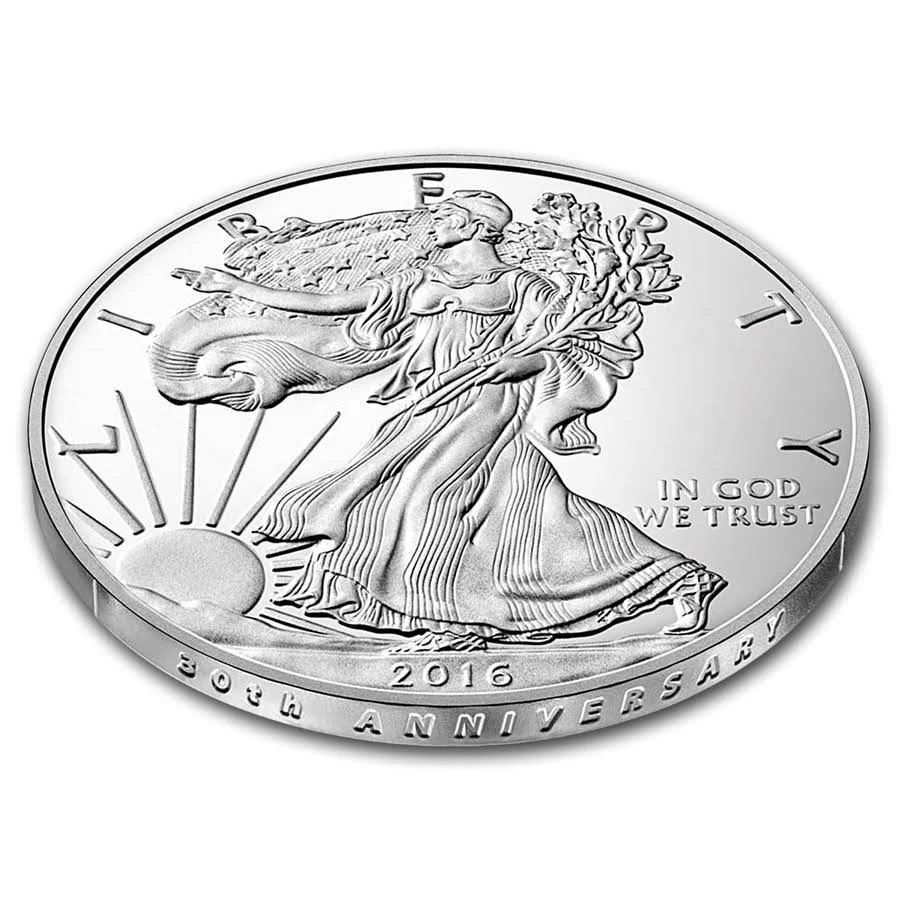 2016-W 1 oz Proof Silver American Eagle (w/ Box u0026 COA) by American Heritage Bullion