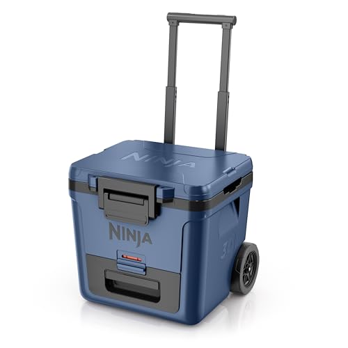 Ninja FrostVault 45qt Wheeled Cooler with Dry Zone, Integrated Fridge-Temp Dry Storage Drawer, Premium Heavy-Duty Insulated Cooler