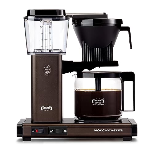Technivorm Moccamaster 53941 KBGV Select 10-Cup Coffee Maker, Polished Silver, 40 ounce, 1.25l