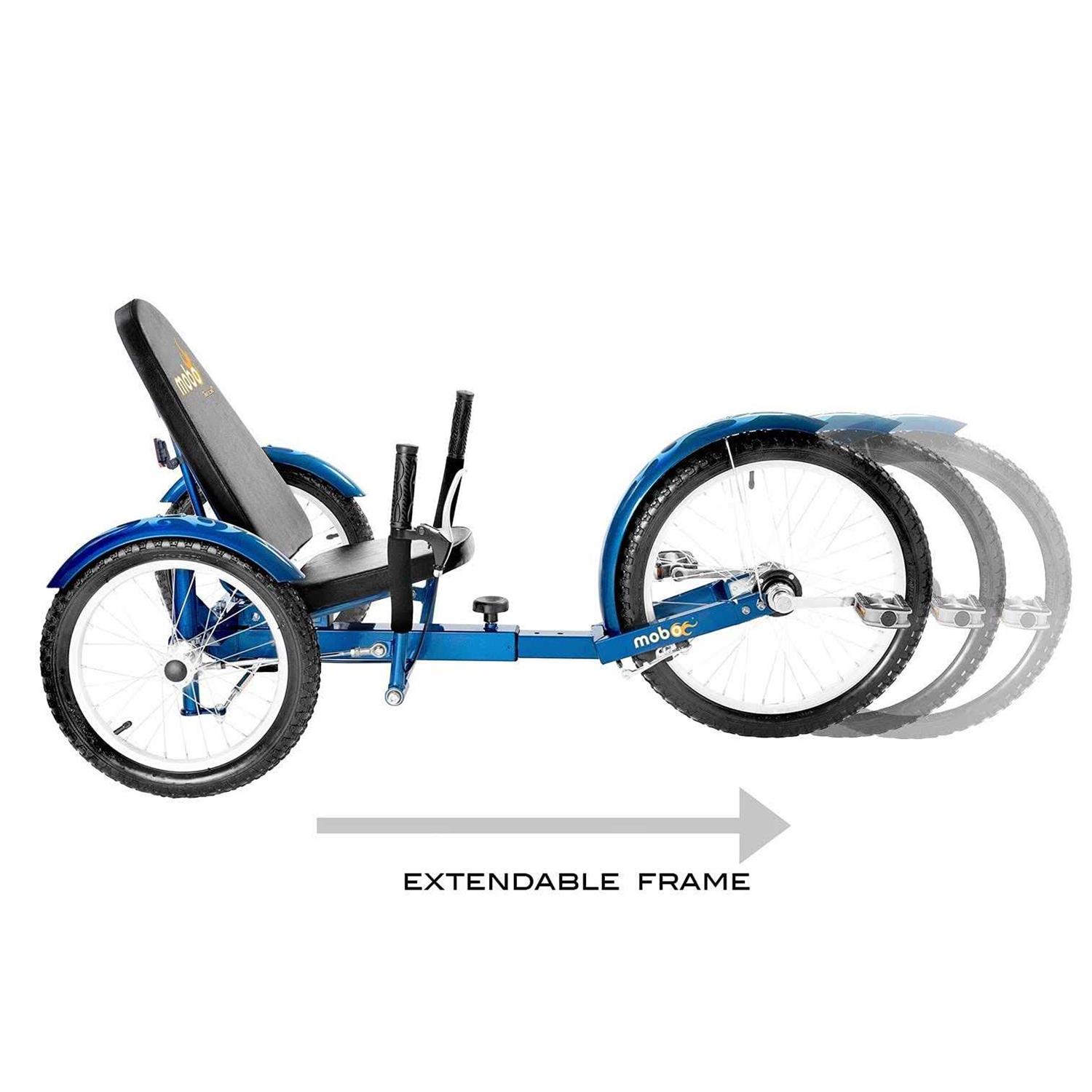 MOBO Triton Pro Adult Tricycle. Recumbent Trike. Adaptive 3-wheel Bike - Sports Supplies Online Store