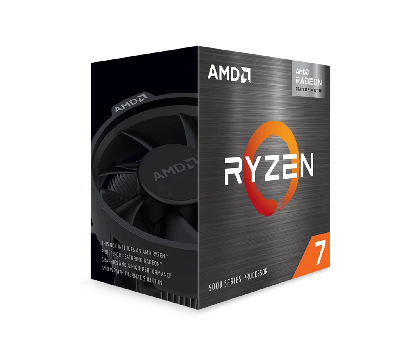 AMD Ryzen 7 5700G 8-Core 3.8 GHz Socket AM4 65W 100-100000263BOX Desktop Processor AMD Radeon Graphics