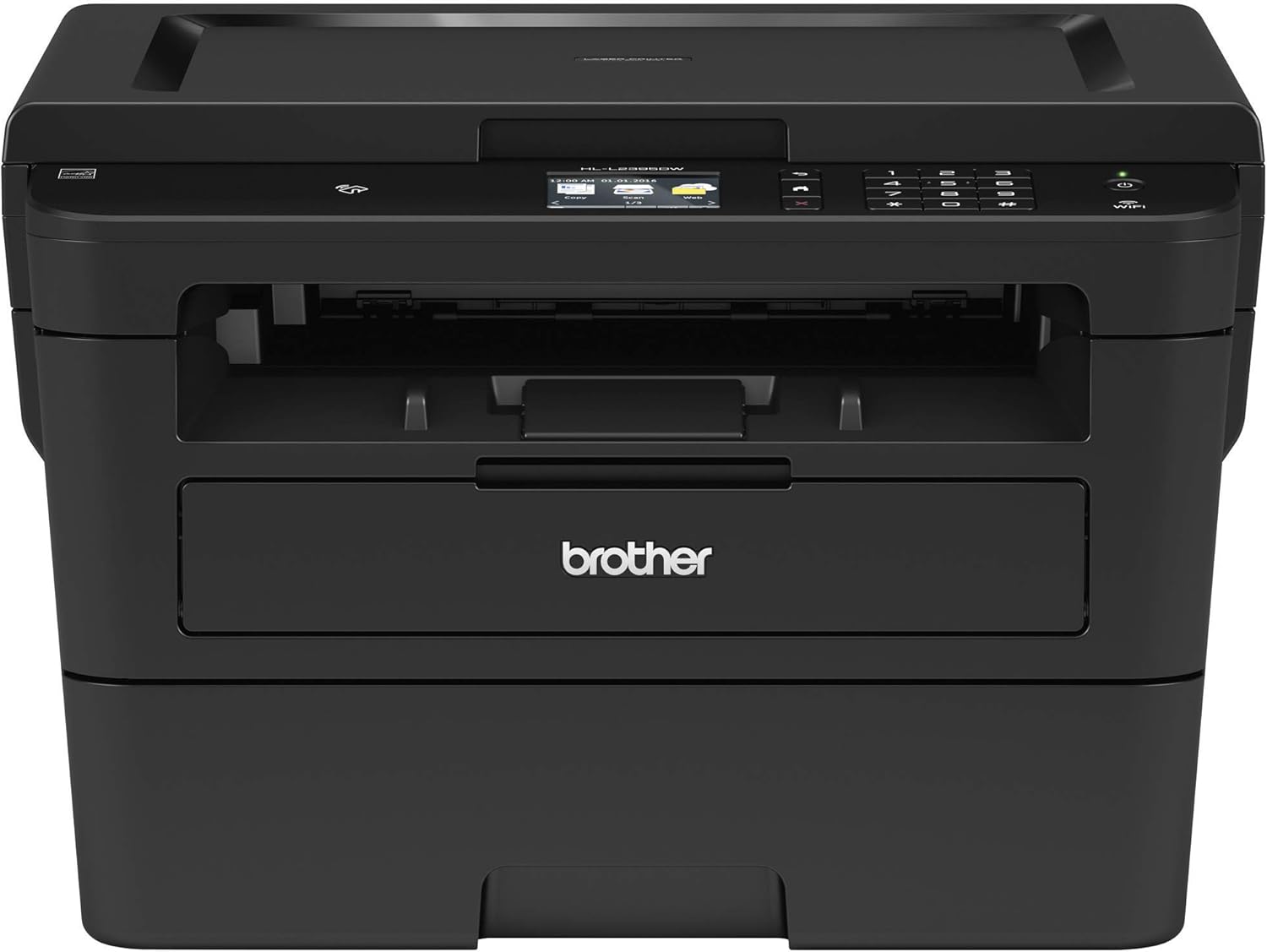Brother Printer RHLL2395DW Monochrome Printer with Scanner and Copier 2.7 inches (Renewed)