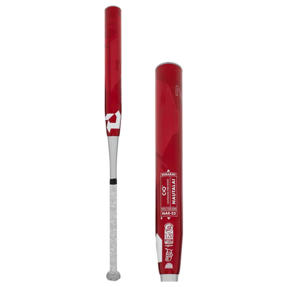DeMarini Nautalai Red Bat USSSA Slowpitch Softball Bat - Sports Supplies Online Store