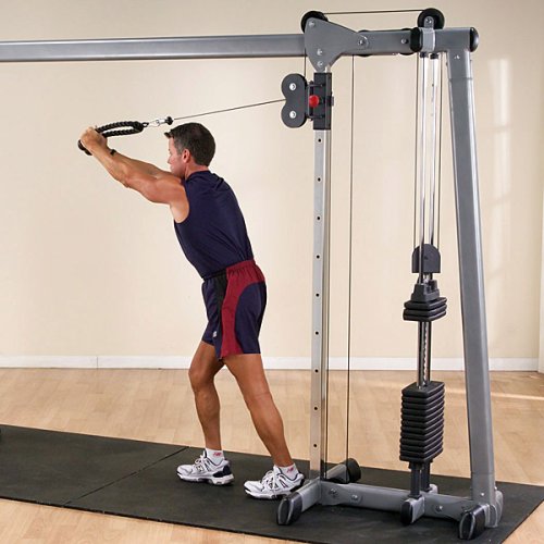 Body-Solid (GDCC250B) Cable Crossover Exercise Machine for Home & Light Commercial Gym