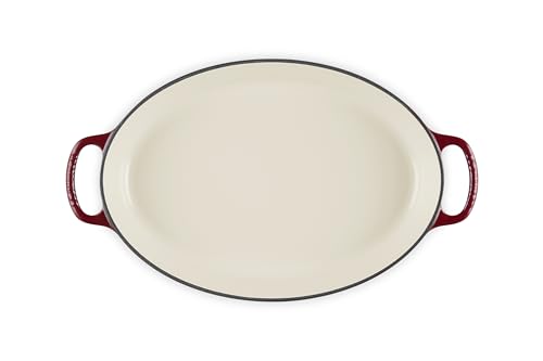 Le Creuset Enameled Cast Iron Signature Oval Baker, 3qt. Sea Salt