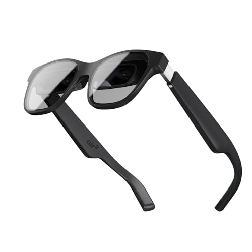 XREAL Air 2 AR Glasses, 130" Wearable Display with All-Day Comfort, 72g 120Hz 1080P, Ideal for Gaming, Streaming, Smart Glasses