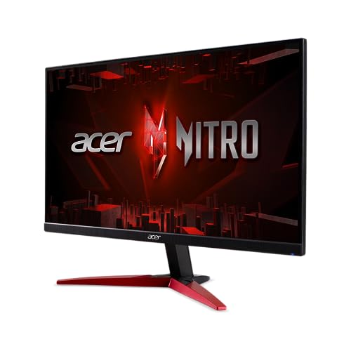 Acer Nitro KG241Y Sbiip 23.8” Full HD (1920 x 1080) VA Gaming Monitor | AMD FreeSync Premium Technology | 165Hz Refresh Rate | 1ms (VRB) | ZeroFrame