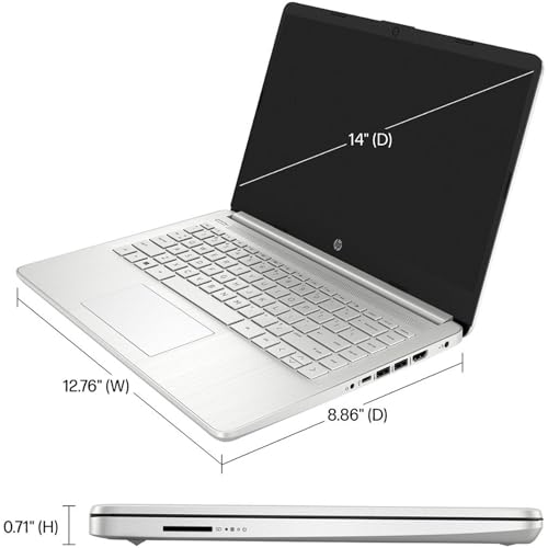 HP 14 Ultrabook • Limited Edition with Microsoft 365 • Intel 4-Core CPU • 16GB RAM • 1.6TB Storage (128GB OnBoard withHP 512GB P500 Portable SSD +